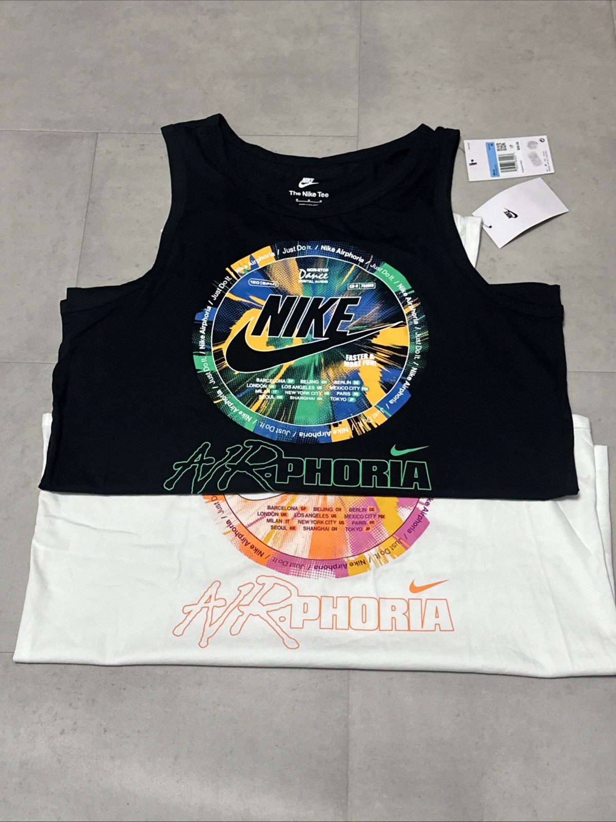 Nike Sportswear Air-phoria Tank Top Men's Black 100% Cotton FV3726-010 gallery