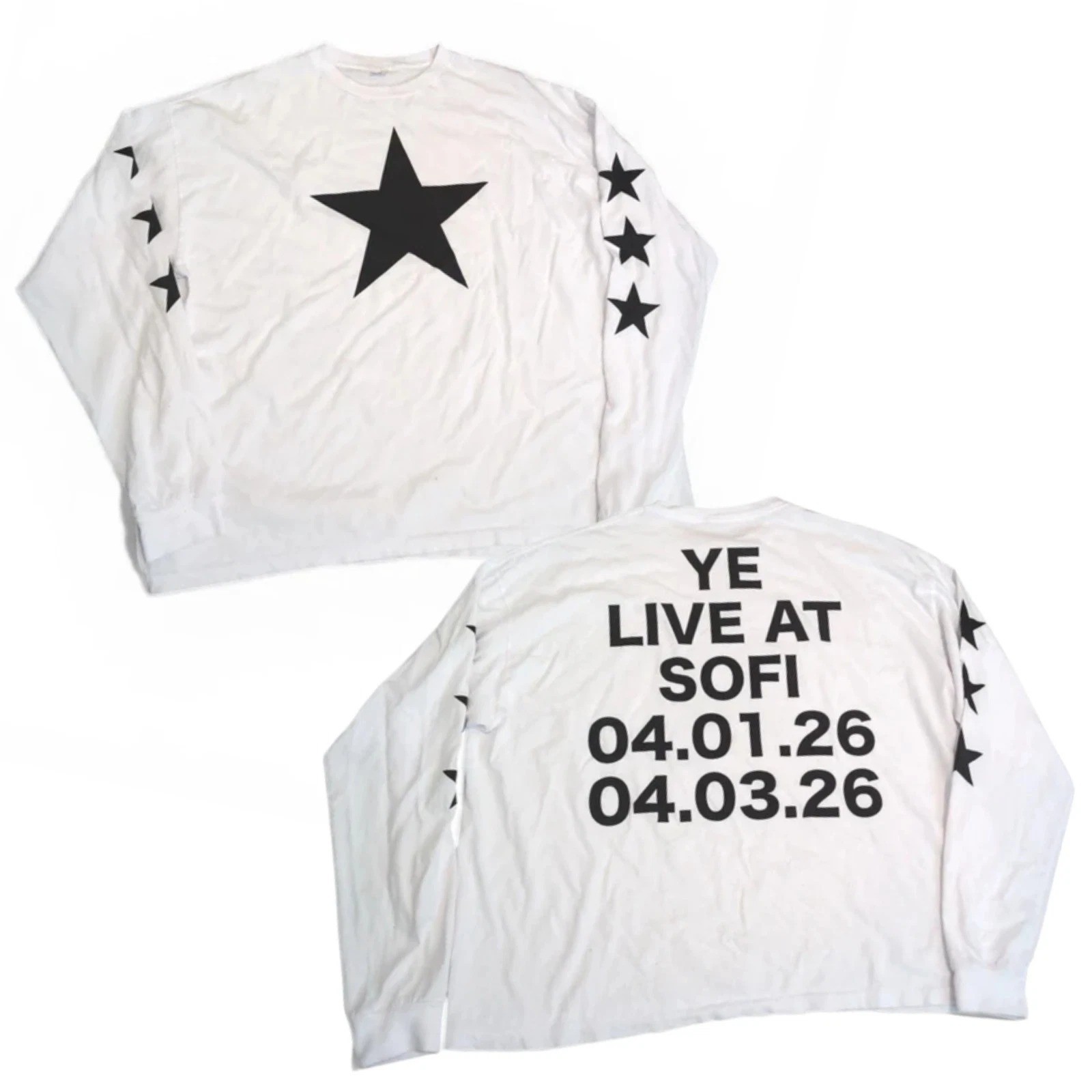Kanye West YE Bully Merch YZY Live in California Sofi LA April 1-3 Long Sleeve gallery