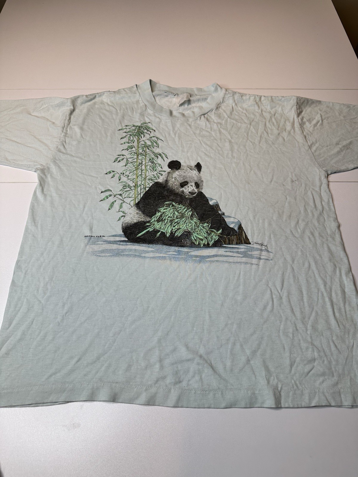 Vintage 90s panda graphic tee #panda #graphictee