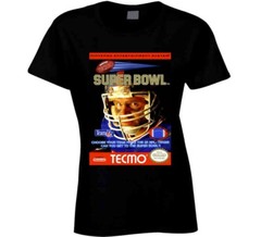 Tecmo Super Bowl Nes Video Game Cover T Shirt