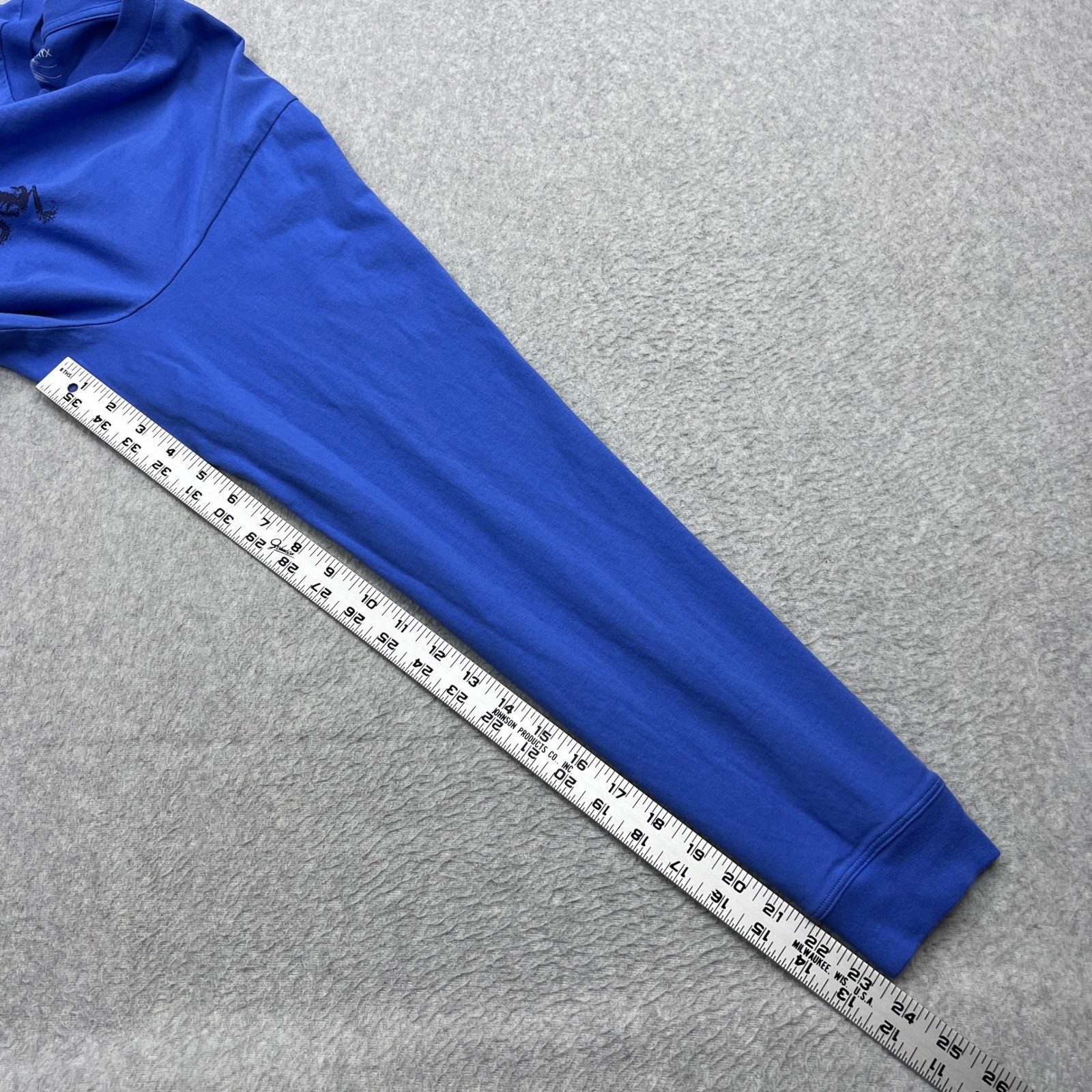 Arc'teryx Kragg SL Cotton Bird Tile LS Shirt Mens Medium Blue Long Sleeve Tee gallery