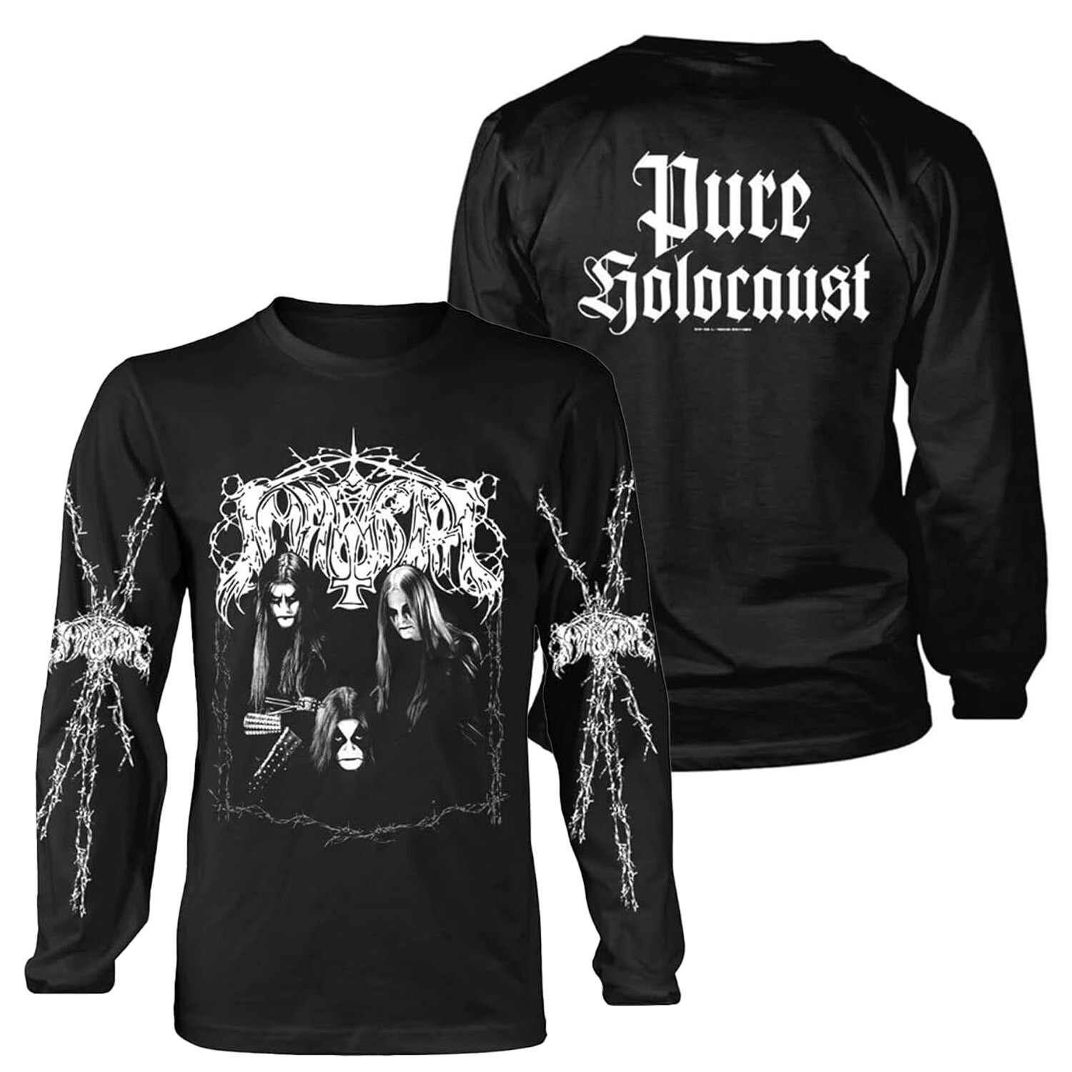 Authentic Immortal Pure Holocaust Long Sleeve T-Shirt M-2XL NEW gallery