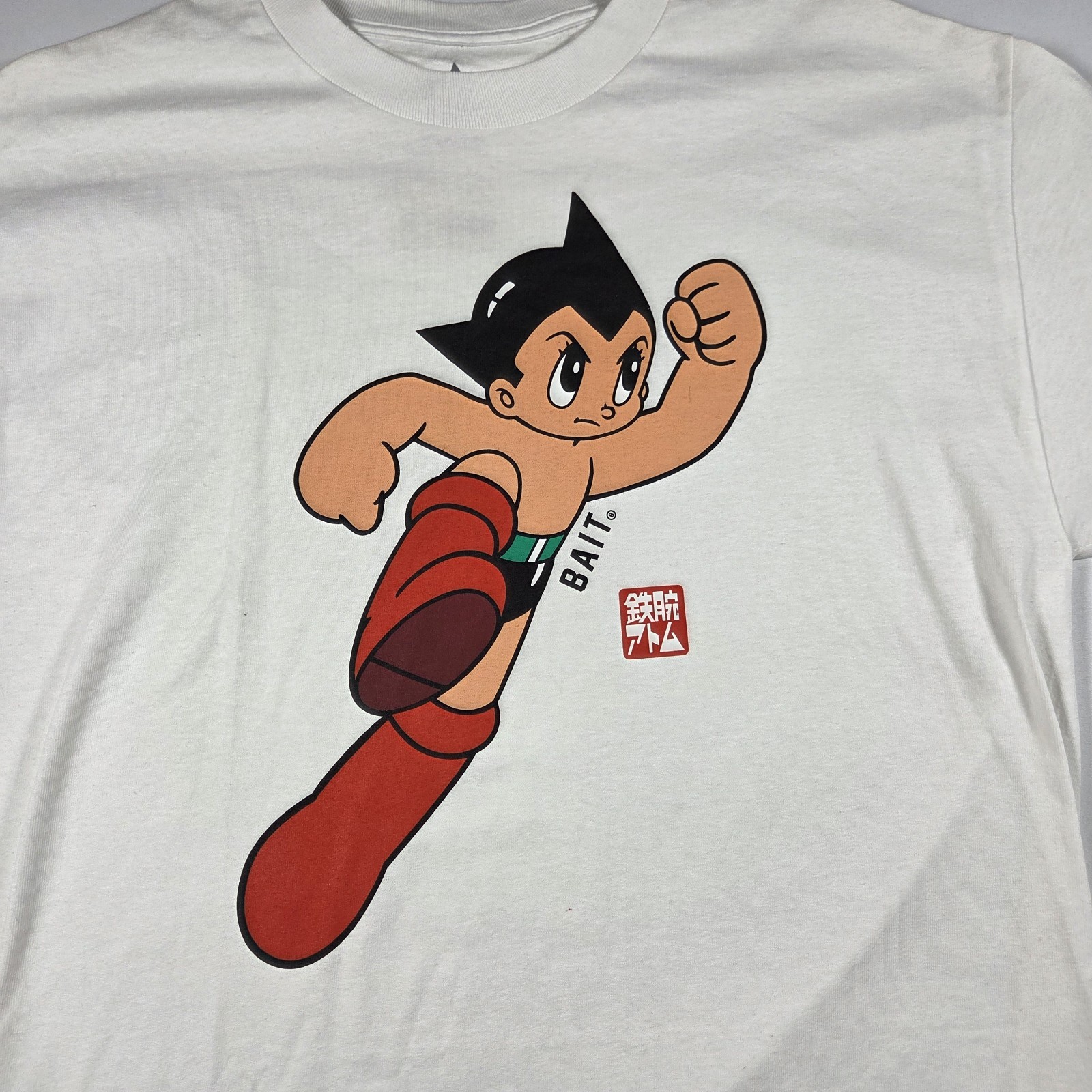 BAIT x Astro Boy T-Shirt Men's Large White Tezuka Productions Graphic Anime Tee gallery