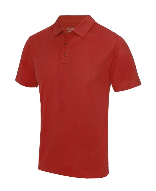 Just Cool Awdis Polo T-shirt Plain Casual Short Sleeve 100% Polyester JC040 gallery