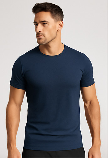 🔥 True Classic 7-Pack Crew Neck T-Shirts | Size M | + Bonus M.Green Tee gallery