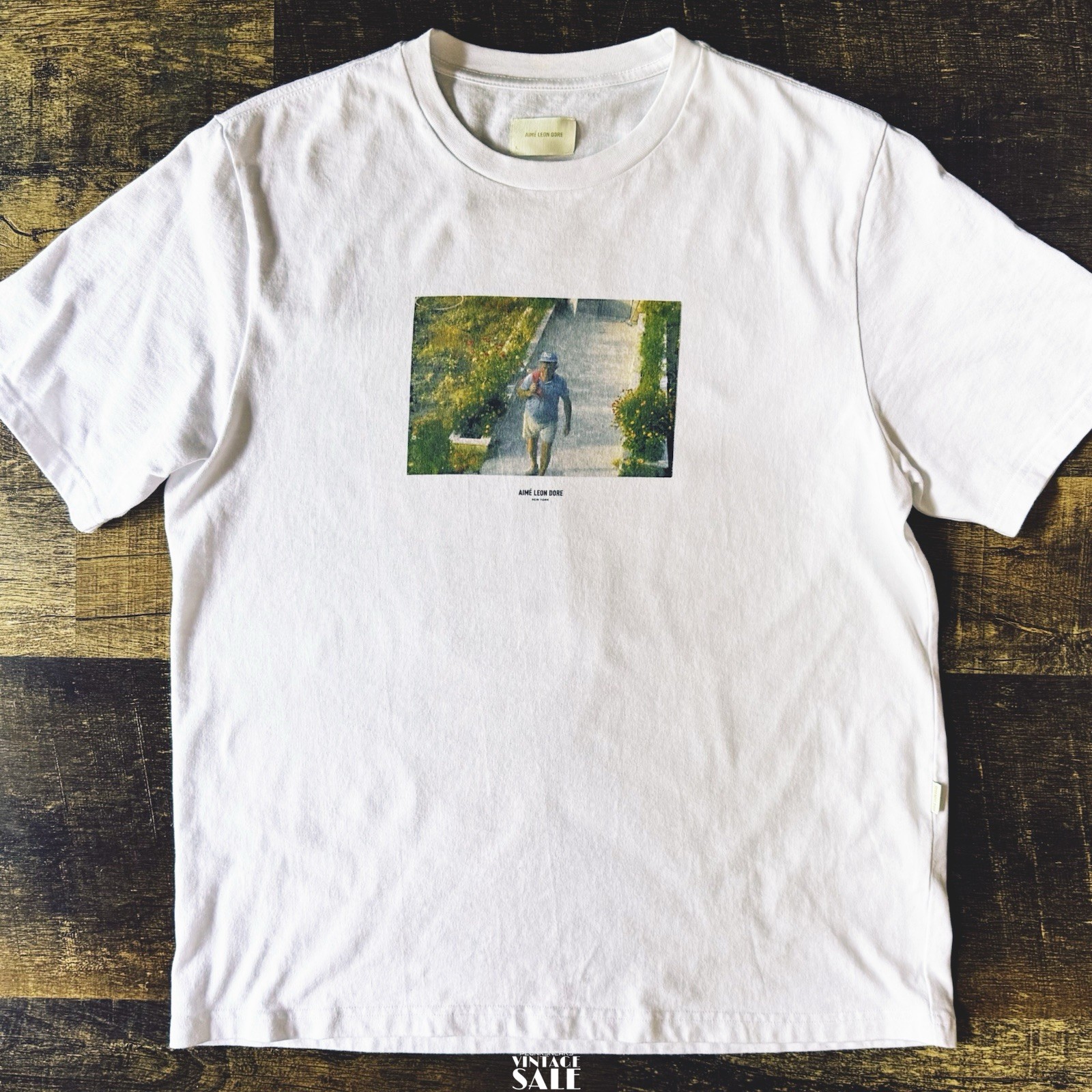 Aime Leon Dore Scenic Tee • L • White • 2024 • SHIPS TODAY