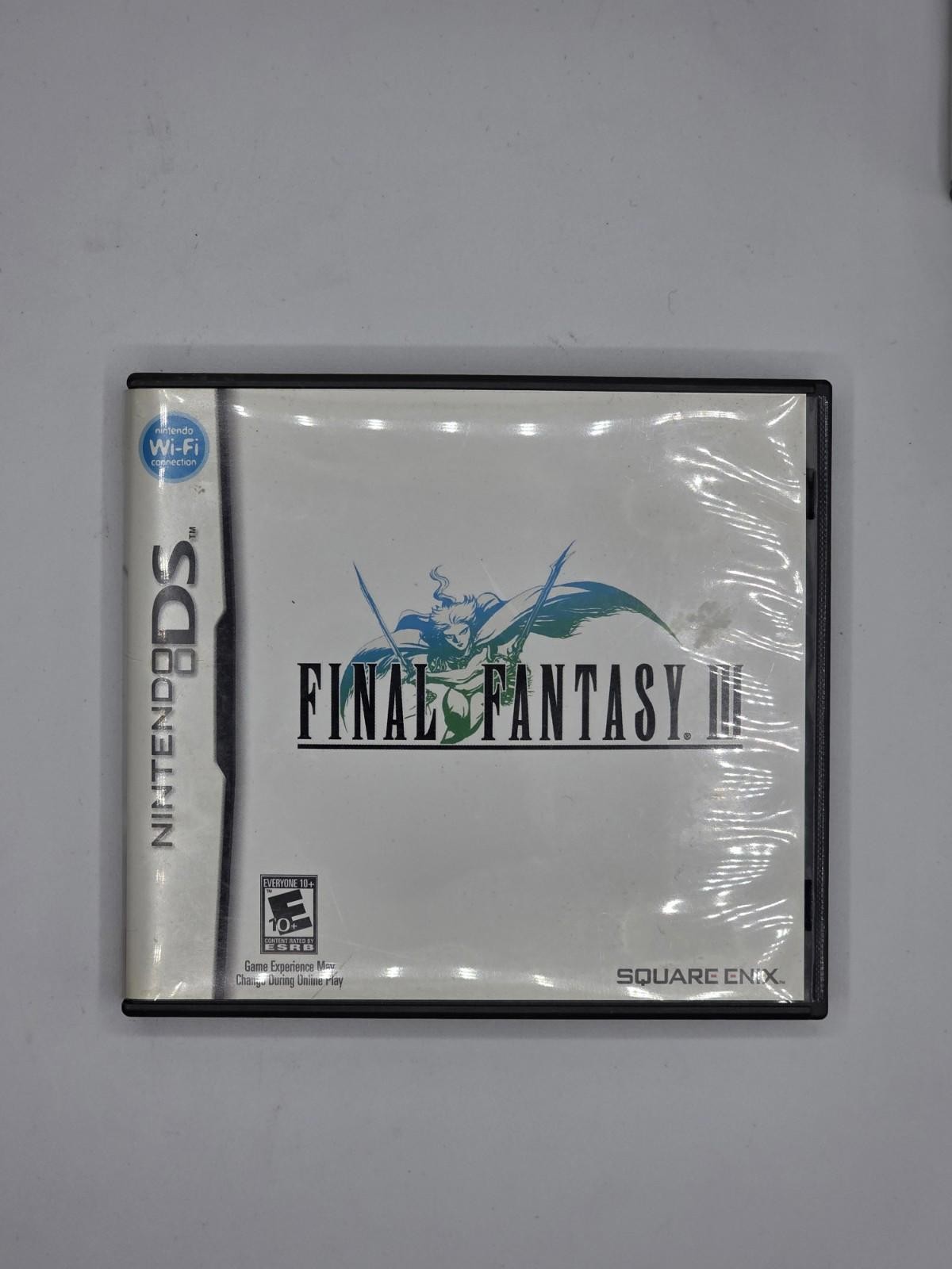 Final Fantasy III – Nintendo DS (TESTED) 2006 CIB Missing Manuals WORKING