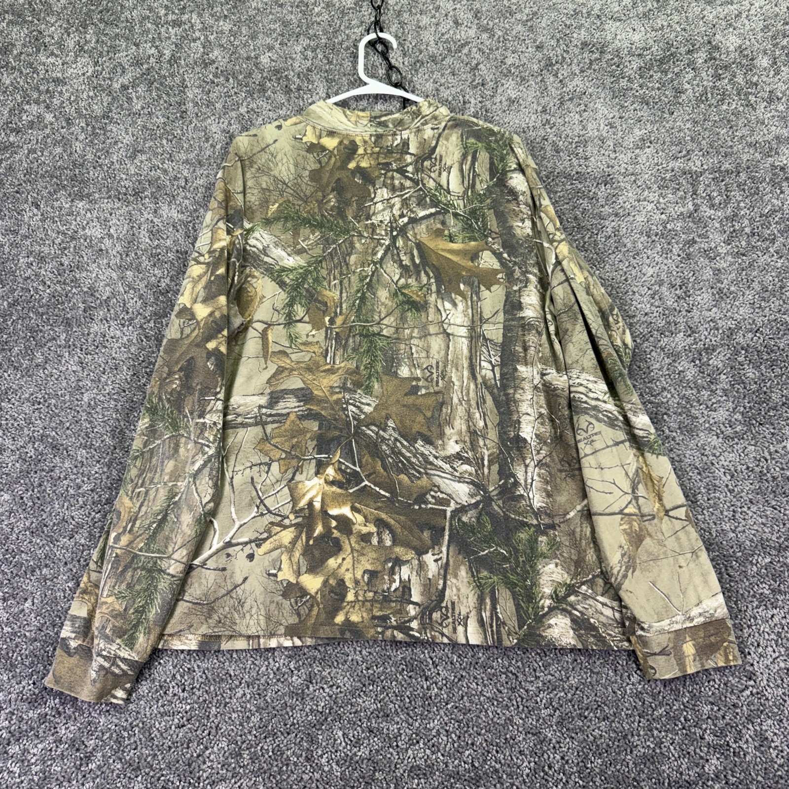 Realtree Shirt Mens XL Multicolor Long Sleeve Camo Pocket Tee Hunting Outdoor gallery