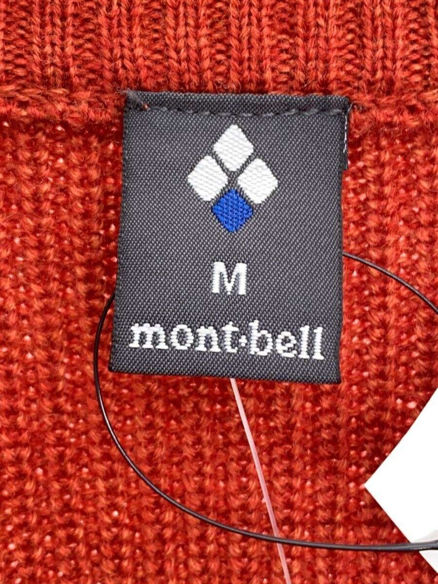 Mont-bell Half-Zip Knit Sweater, Size M, Wool, Orange with Nylon Trim, Item Numb gallery