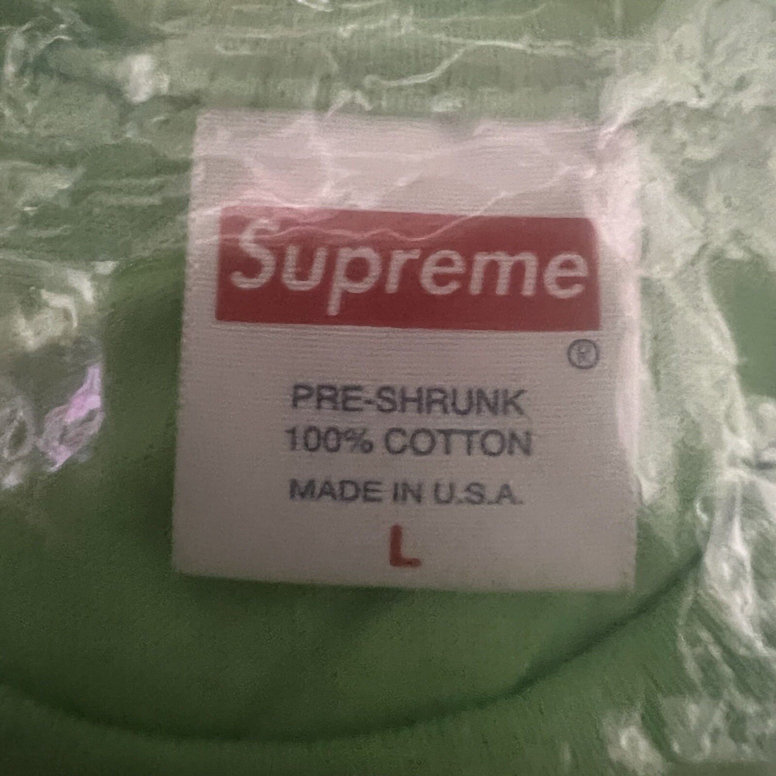 Supreme Mask Invincible Tee Lime Size: L gallery