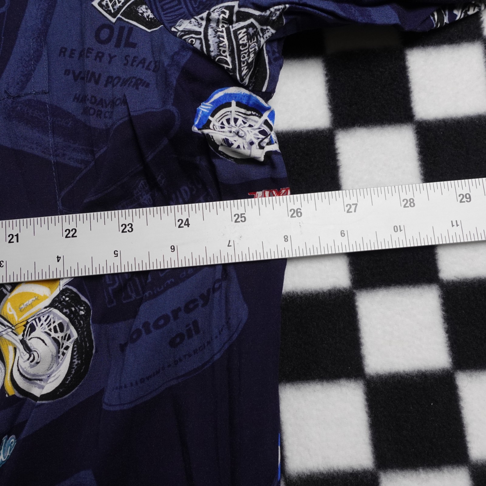 Vintage Harley Davison biker Hawaiian style all over print button up Shirt 2XL gallery