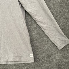Rhone Element Lounge Henley Shirt Men’s Sz L Long Sleeve Casual Gray