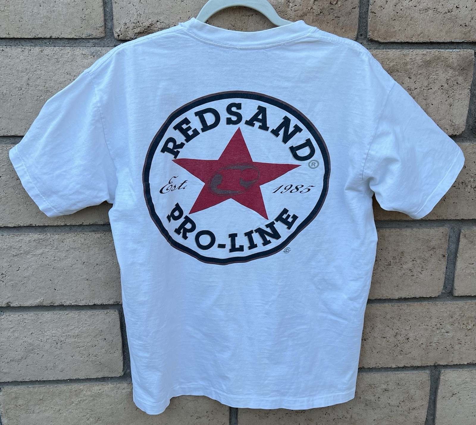 Vintage 1990s Redsand Pro-Line T Shirt L Surf Skate Double Sided Graphic Tee gallery