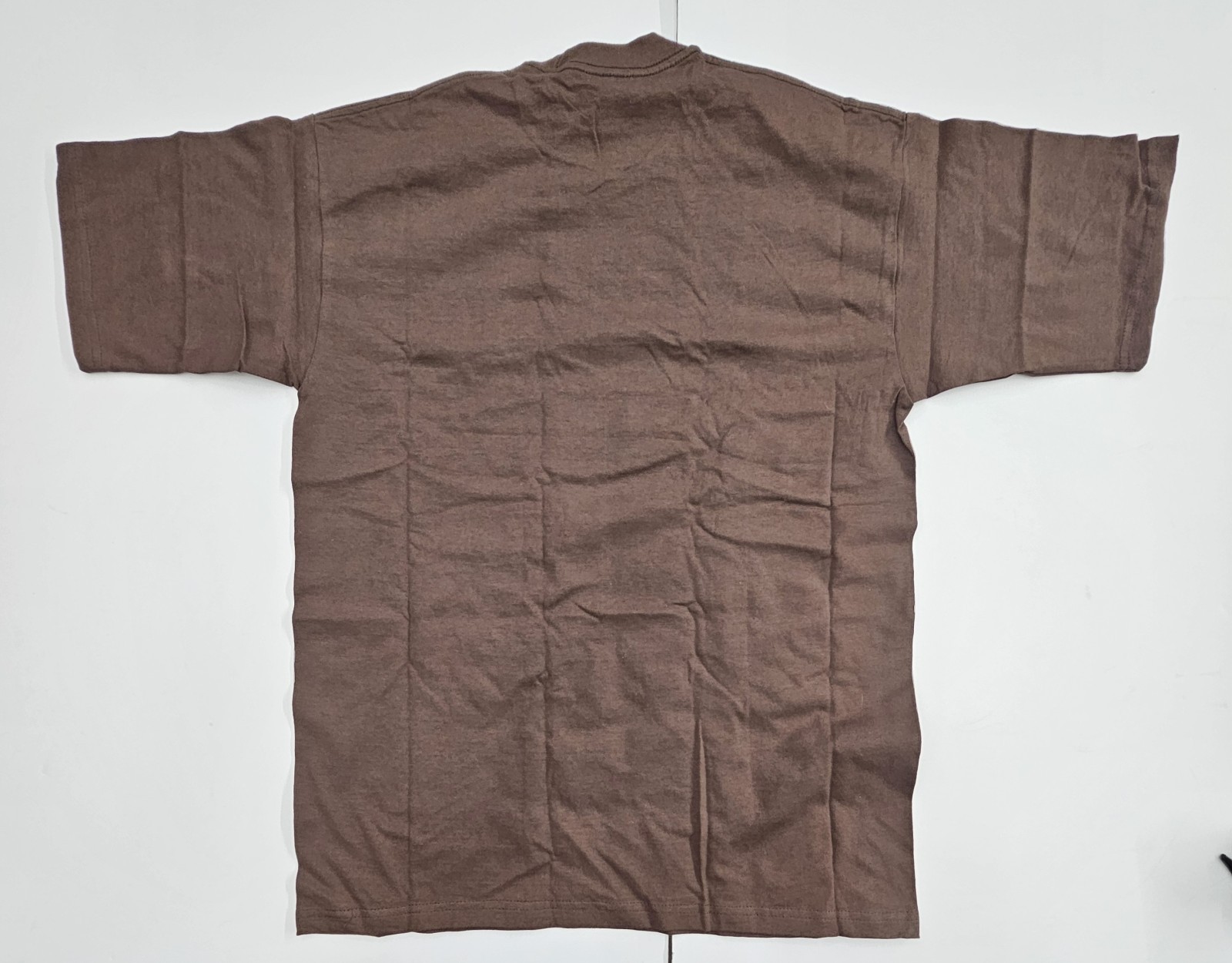 Pro Club Heavyweight Crew Neck T-Shirt Large Brown gallery