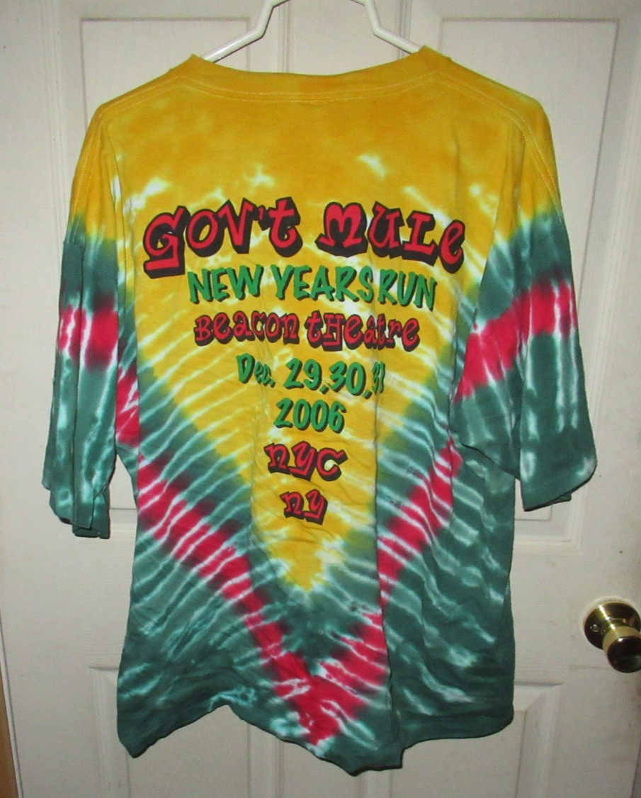 Vintage Govt Gov't Mule NEW YEARS EVE Concert BEACON NYC 06-07 T-Shirt XXL gallery