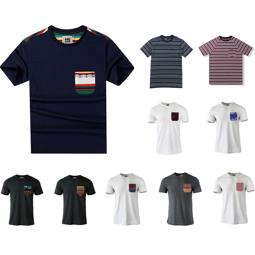 Beautiful Giant Men's Graphic Crew Neck Casual and light Homey Pocket T-shirt gallery