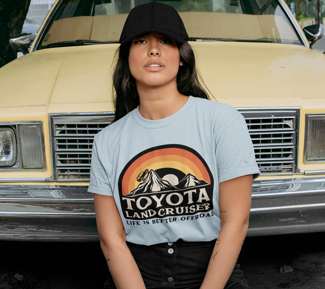 Toyota Landcruiser T-SHIRT S-3XL Life Is Better Off Road Graphic Logo GIFT TEE gallery