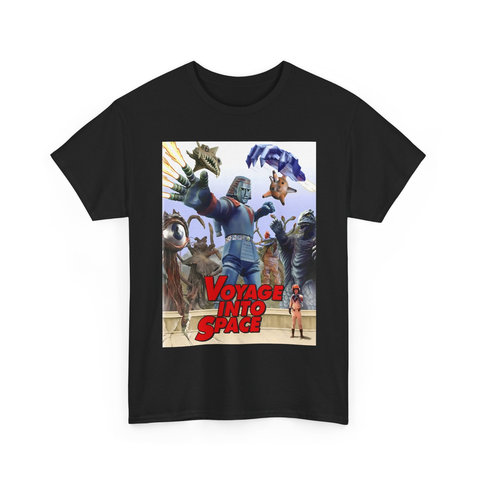Voyage Into Space (1970) T-Shirt Giant Robot Johnny Sokko Aliens 60s 70s gallery