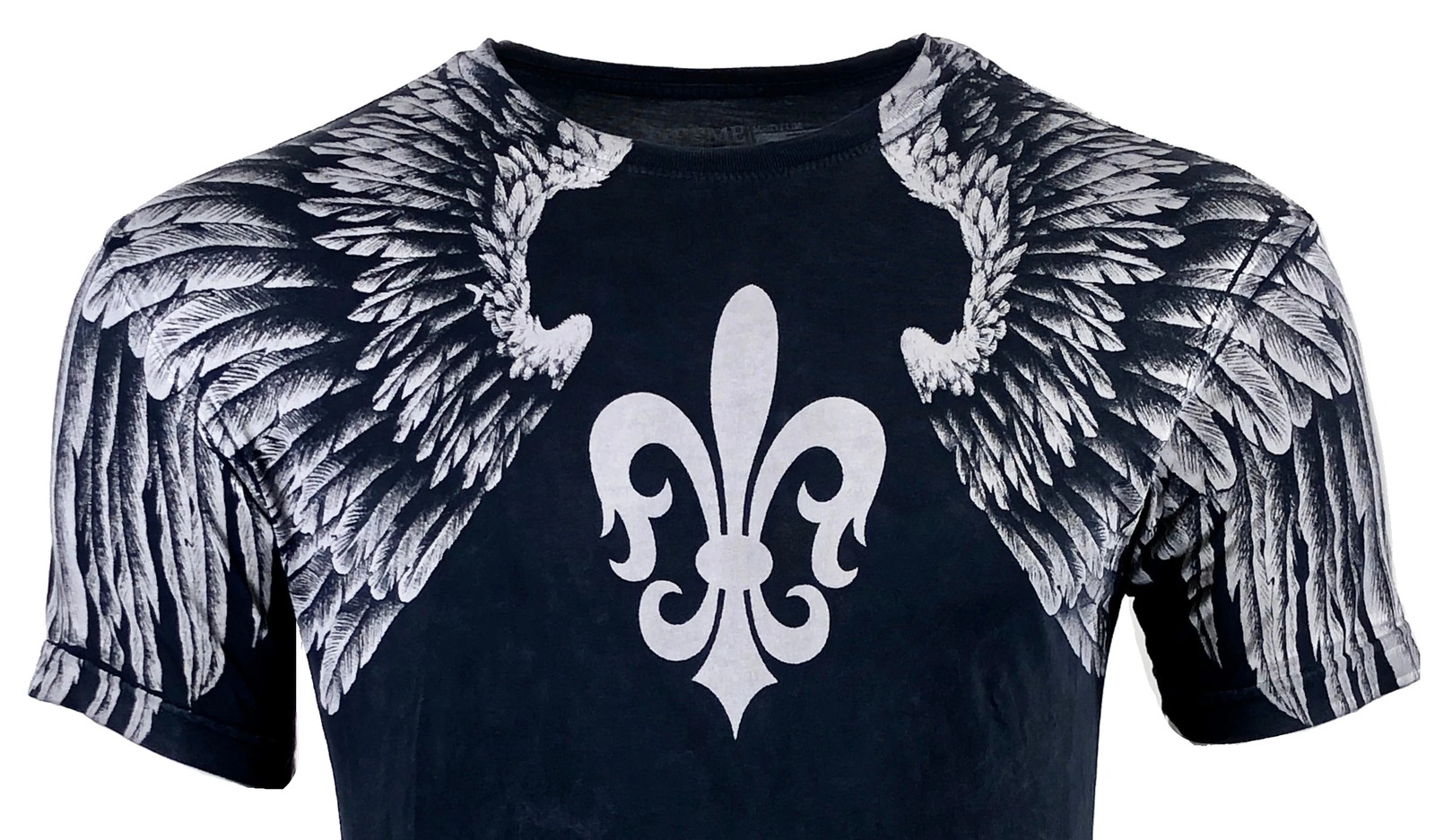 Xtreme Couture Affliction Men's T-Shirt AEROSMITH Black Wings Biker Tattoo MMA gallery