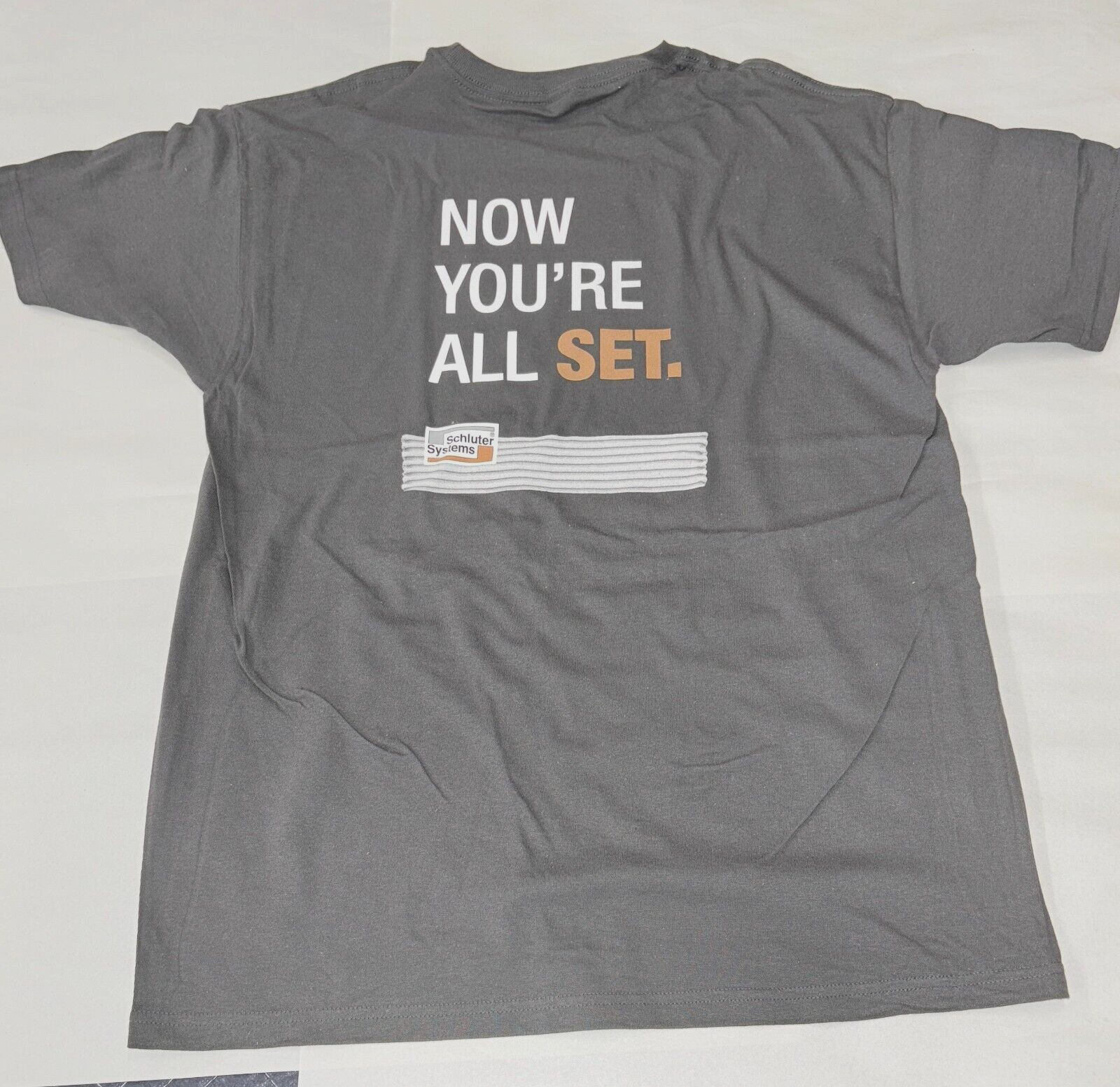 New Schluter Systems Large Charcoal Tee T-Shirt gallery