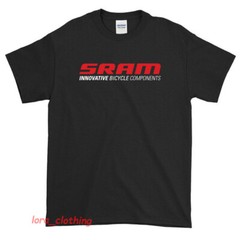 New SRAM Cycling Logo American Funny T Shirt USA size S -XXL