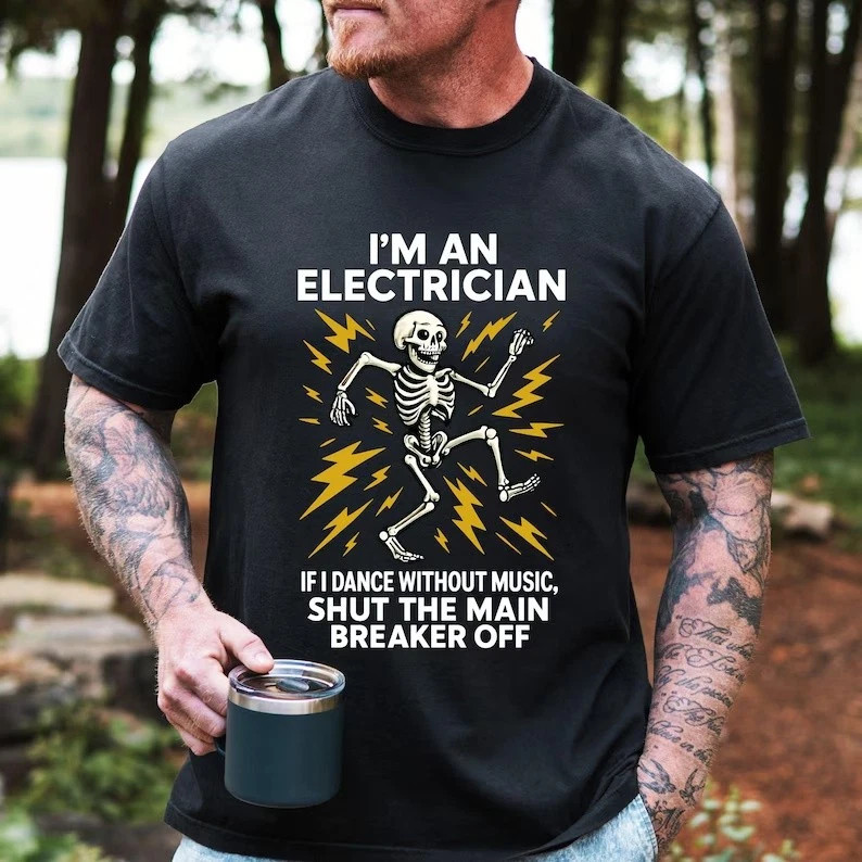 Funny Electrician Shirt gallery