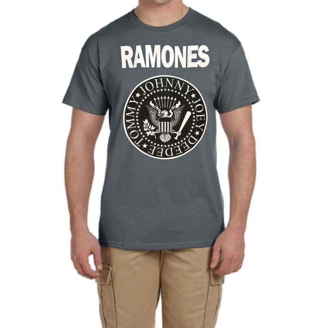 RAMONES PUNK ROCK Black T Shirt gallery
