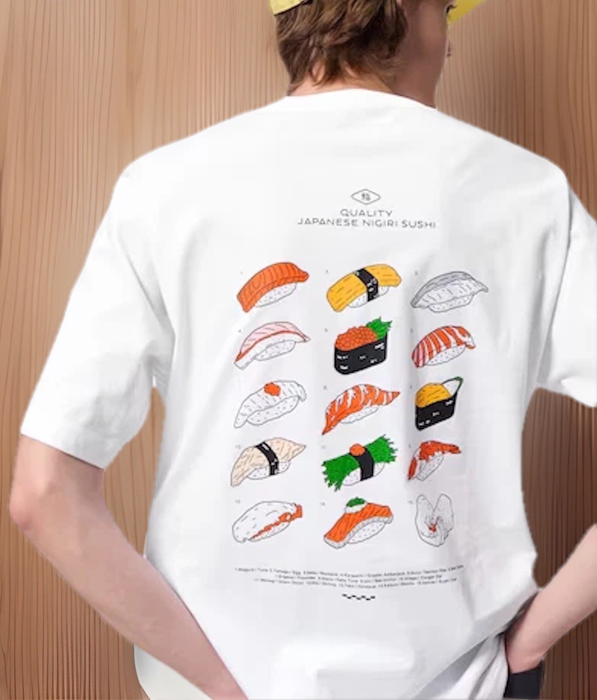 GU Graphic T-Shirt OMIYAGE Yunosuke + X Tee Japan Limited NEW Osushi Sushi New gallery