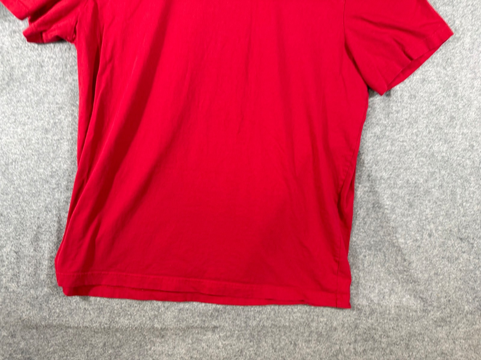 Apple Employee T-Shirt Mens XLT Red Cotton Crew Neck Short Sleeve Logo Workwear gallery