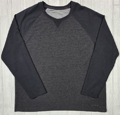 Orvis Men’s Crew Neck Raglan Long Sleeve T-shirt Two Tone Gray/Black Men’s 2XL