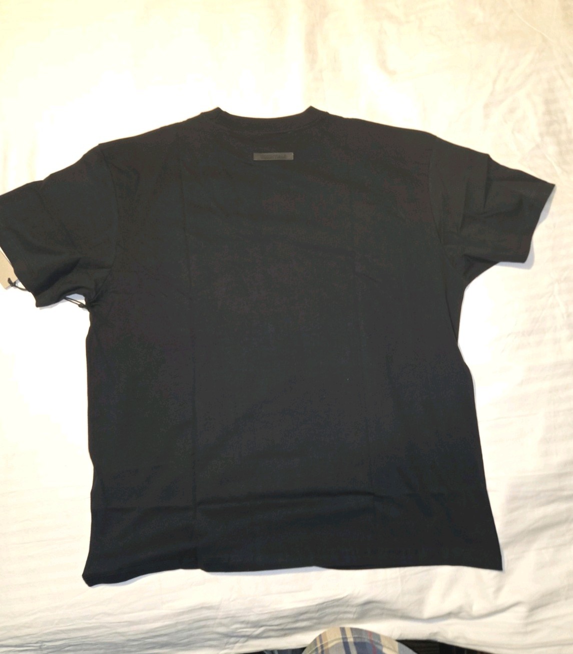 Essentials Fear of God Men's Black Logo Crew Neck T-Shirt L Short Sleeve gallery
