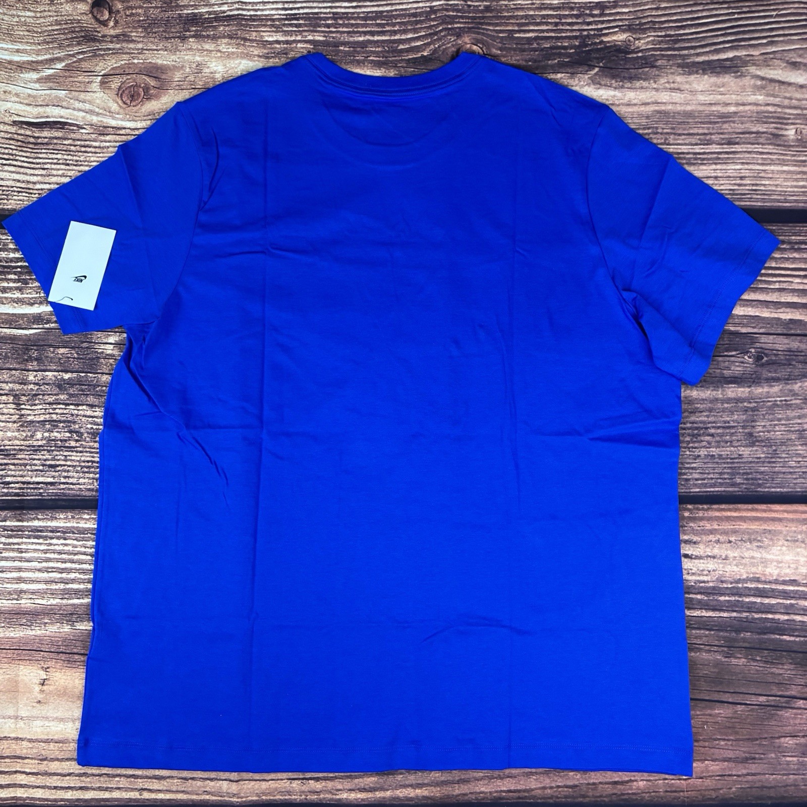 Nike Sportswear Club Tee Mens XXL 2XL Game Royal Blue Cotton Shirt AR4997-480 gallery