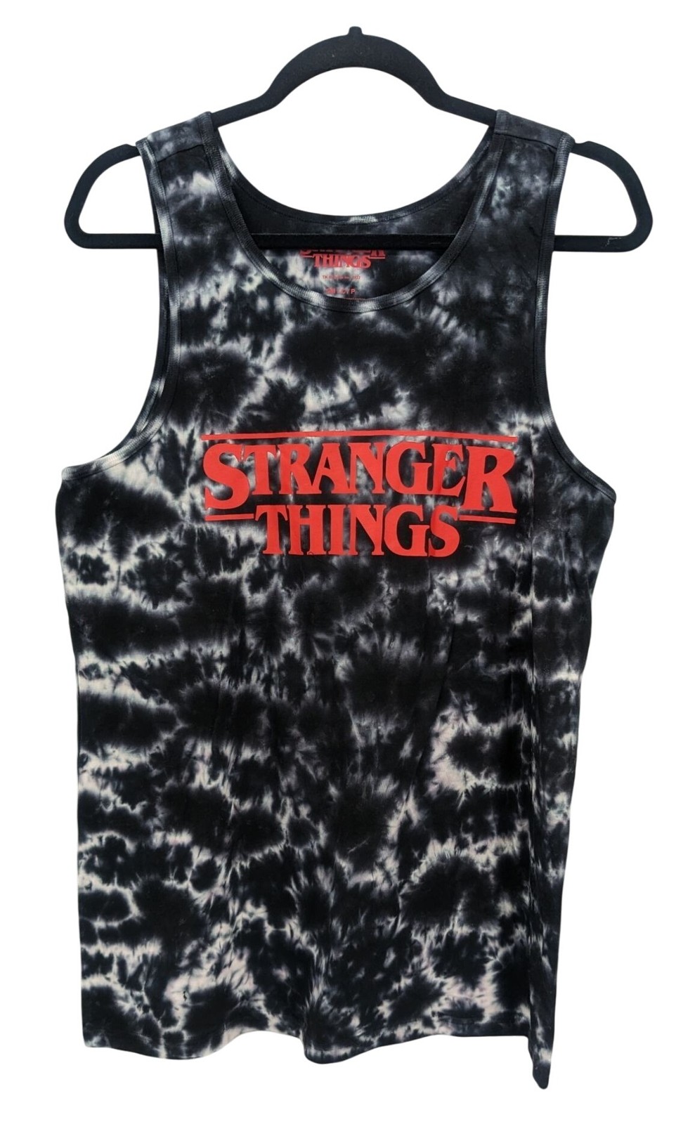 Stranger Things Tie Dye Graphic Tank Top Streetwear Grunge Indie Sleaze Small gallery