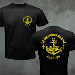 French Navy Special Forces Commandos Marine Fusiliers Marins Kieffer T-shirt