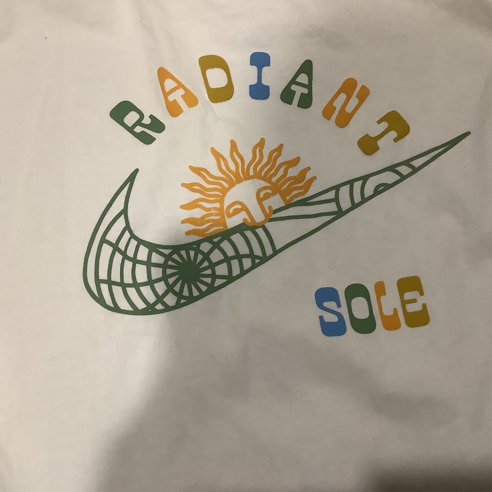 Nike Radiant Sole T-Shirt Sz Small Loose Fit Short Sleeve Tee gallery
