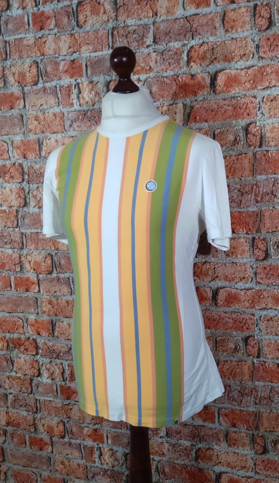 Pretty Green Striped T-shirt - L - Multicoloured - Mod Casuals 60s gallery