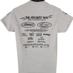 Archery Nevada State Tournament T Shirt Mens Size Medium Gray NASP 2020