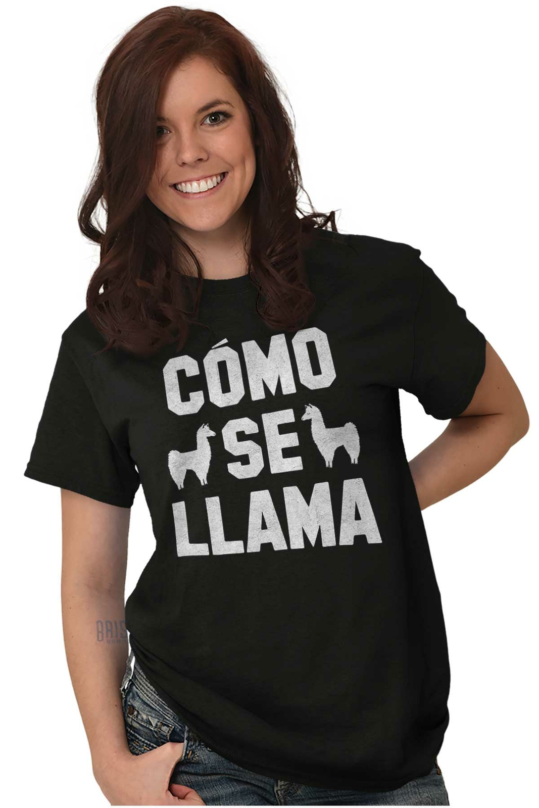 Como Se Llama Alpaca Spanish Animal Funny Womens or Mens Crewneck T Shirt Tee gallery