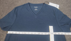Men’s V Neck T Shirts Small Thunderbolt Blue, 5 Pack Goodfellow Co Short Sleeve