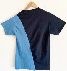 UNIQUE Wolf Head Tiger Head Split Tee Shirt Small