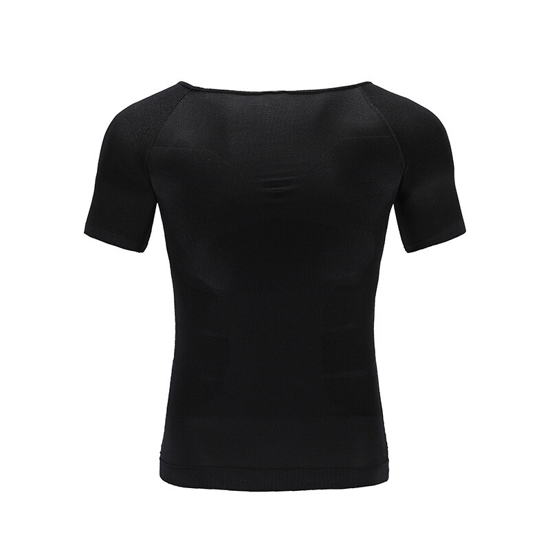 Men Body Slimming Tummy Shaper Underwear shapewear Waist Girdle T-Shirt Vest US gallery