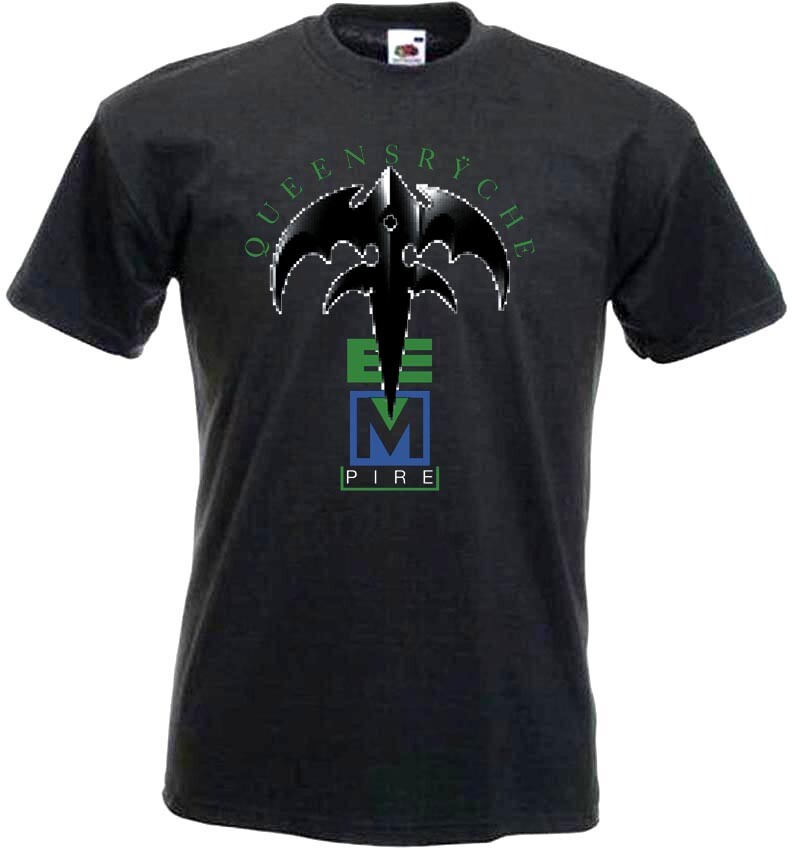 Queensrÿche Empire v2 T shirt graphite navy black heavy metal all sizes S-5XL gallery