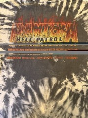 Vintage 90s 1997 Pantera Hell Patrol Thrashed Distressed Dyed Tour Band Shirt