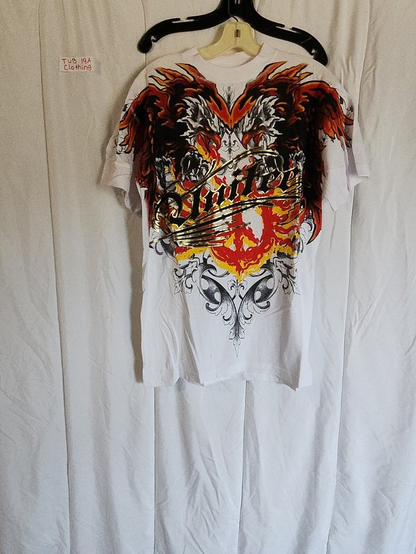 Newrizon Tee Shirt W/ 2 Eagles On It Size L
