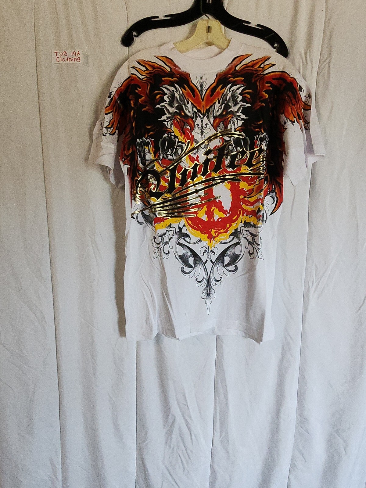 Newrizon Tee Shirt W/ 2 Eagles On It Size M