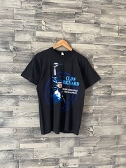 CLIFF RICHARDS ‘FROM A DISTANCE THE TOUR 1990-91’ Men’s Vintage Rock T-Shirt M