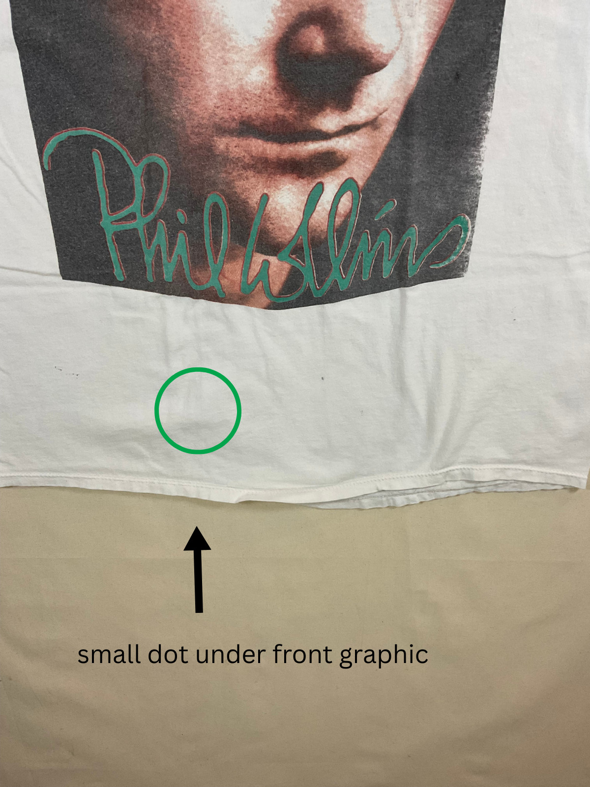 XL Phil Collins 1990 t-shirt Seriously, Live! tour May 31-Jun 24 2-sided USAmade gallery
