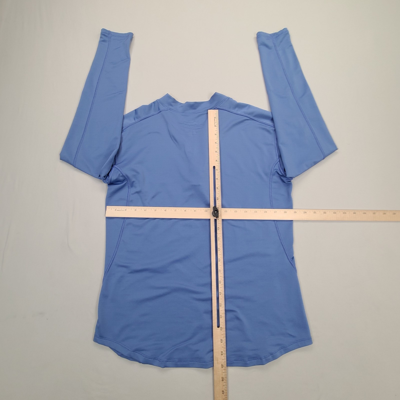 Asics Shirt Mens Extra Large Blue Semi Fitted Made In USA Performance gallery