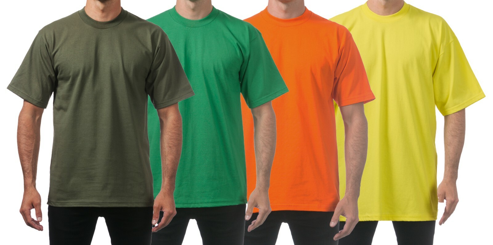 T-Shirts Short Sleeve Tees Heavyweight Shirts Solid BIG TALL Oversize UP TO 10XL gallery