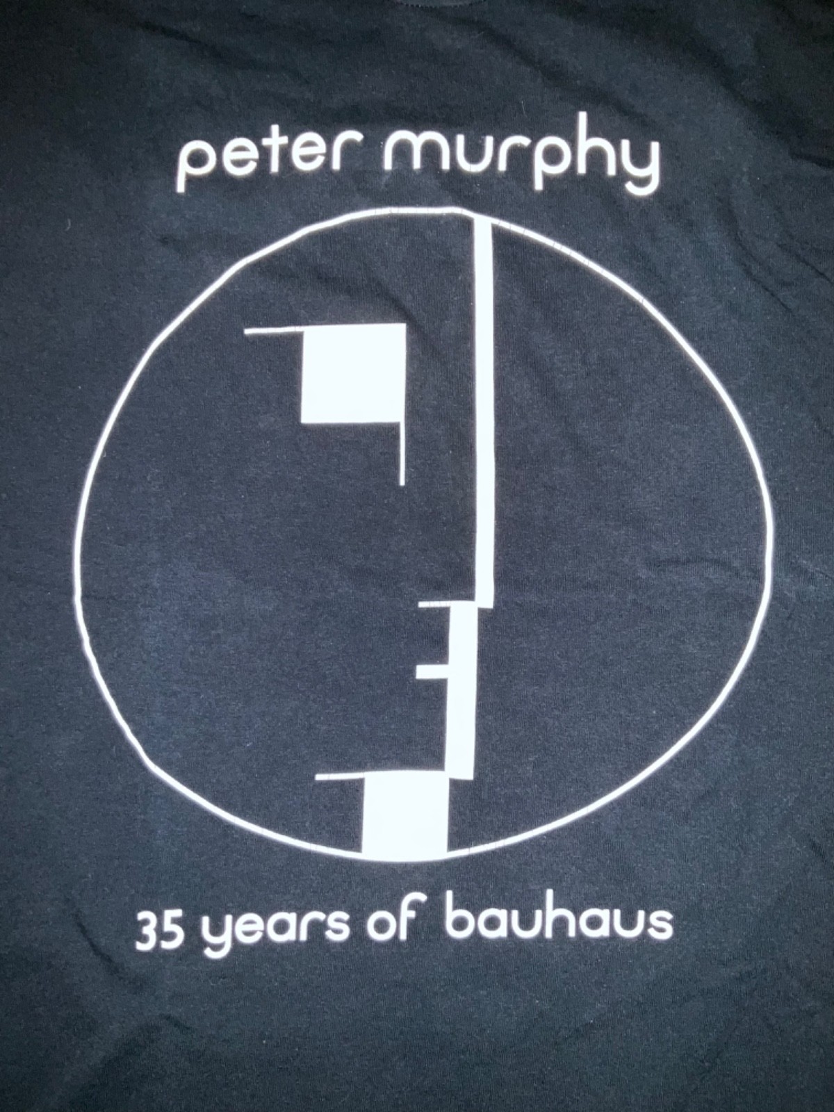Peter Murphy 35 Years of Bauhaus Tour T-Shirt Sisters of Mercy Joy Division Goth